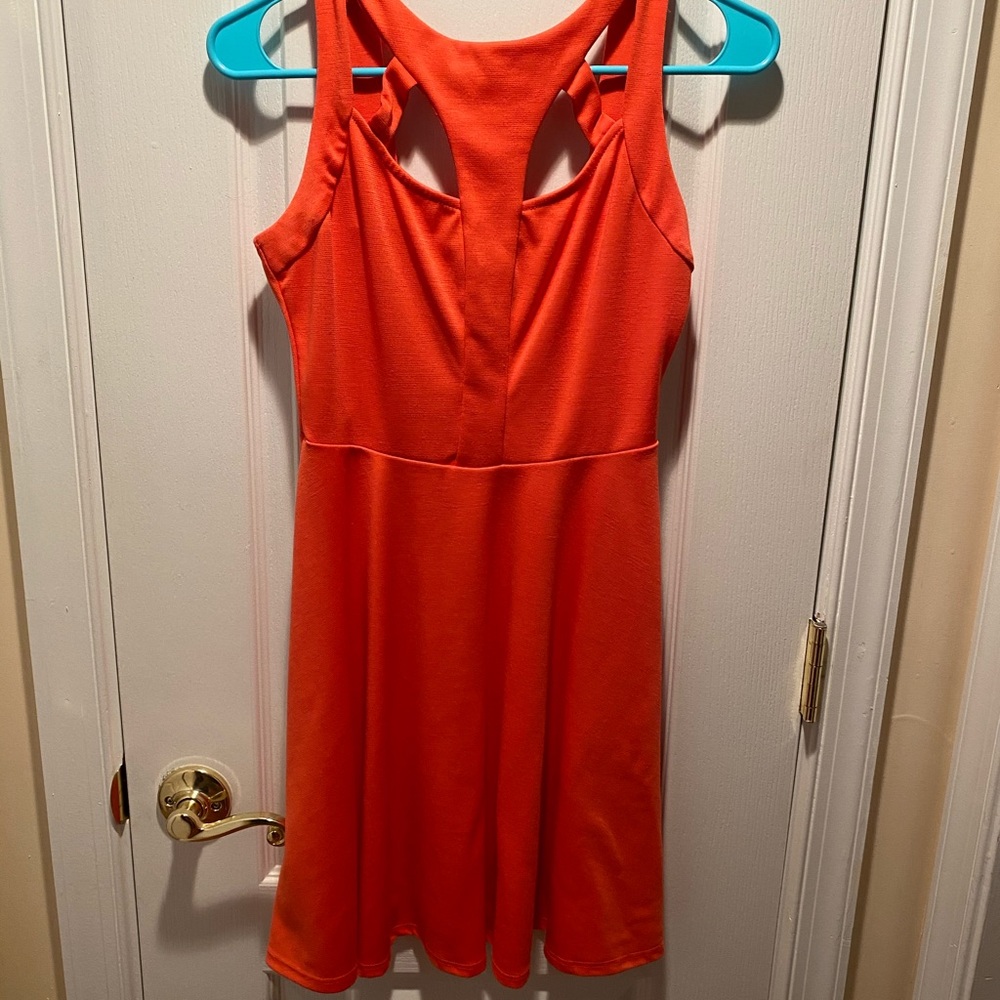 Orange dress